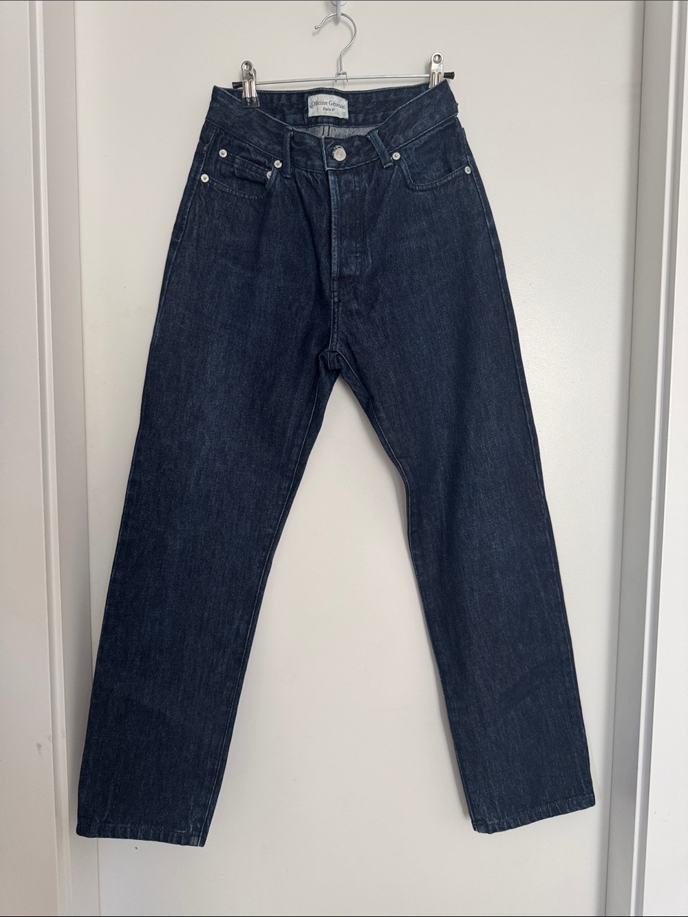 Officine Générale Naomi High Rise Straight Leg Jeans Size 28